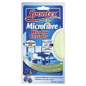  Spontex Microfibre Cloth Window Wonder: Home & Kitchen