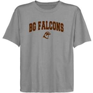Bowling Green St. Falcons Youth Ash Logo Arch T shirt:  