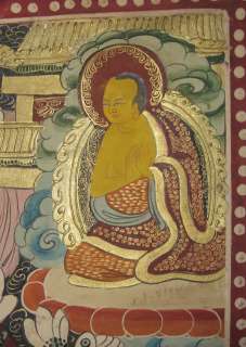 50 Old Tibetan Golden 1000 Hands Avalokiteshvara Thang  