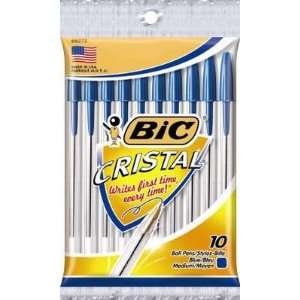  Bic Pens Blue, 10 Count (6 Pack)