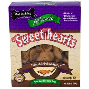  Three Dog Bakery Sweetheart Molasses Baked Dog Treats, 13 