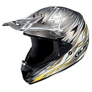  HJC CL X5 N8 Dawg III Helmet   X Large/Silver: Automotive