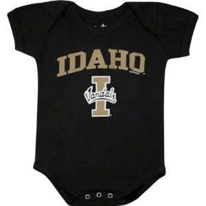   Idaho Vandals Newborn/Infant Black Big Fan Creeper