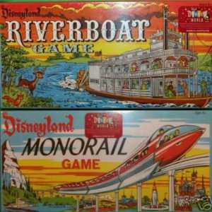  Disney Monorail Riverboat Disneyland Disney World Board 