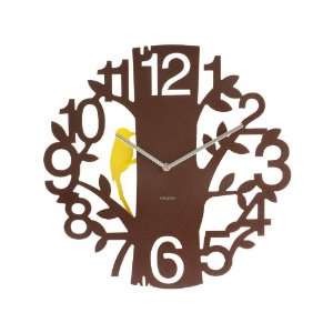  Present Time Karlsson Woodpecker Wall Clock: Home 