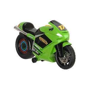   Lane 13 inch Lights and Sounds Motorcycle   Green Sports Bike Toys