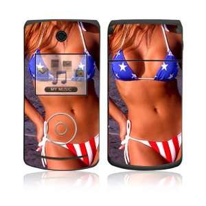   VX8560) Skin Decal Sticker   US Flag Bikini 