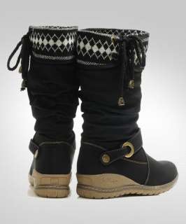 New Style Women/Ladies Black Winter Warm Snow Boots Shoes Size #5~#8 