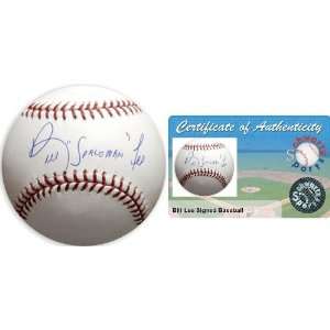  Bill Lee Signed MLB Baseball w/Spaceman: Sports & Outdoors