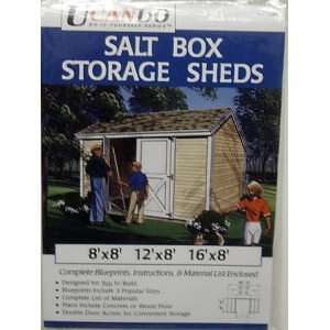  Saltbox Storage Sheds Plans: Home Improvement