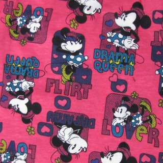 Disney Cotton 2pc PJs Shorts & Tank Flirt Minnie Mickey Mouse 