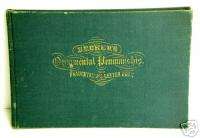 BECKERS ORNAMENTAL PENMANSHIP & DRAFTSMENS LETTER BOOK  COLLECTORS 