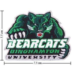  NCAA Binghamton Bearcats Primary Logo Iron On Patch 
