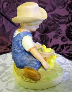 Vintage Denim Days (HOMCO) Figurine #1500 New Beginnings 1985  