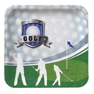  Golf Themed Paper Luncheon Plates Toys & Games