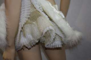 NWT RARE Victorias Secret Ivory skirt hat SANTA Christmas 2 fully 