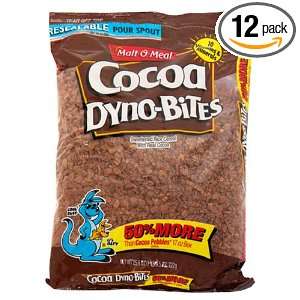Malt O Meal Cocoa Dyno bites« (50% More), 25.5 Ounce Bag (Pack of 12 