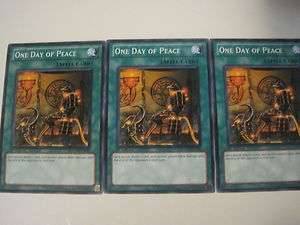 yugioh one day of peace 1st ed common mint phsw en060 x3  