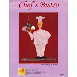  Chefs Bistro   Cross Stitch Pattern Arts, Crafts 