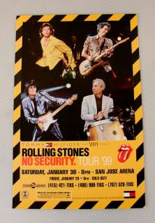 1999 Rolling Stones No Security Tour Promo Full Color  