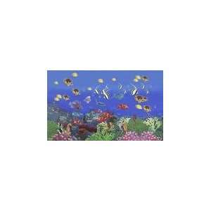  Sea Life Coral Reef Mural: Kitchen & Dining