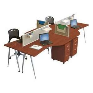  Iflex Open Office System   Cherry: Home & Kitchen