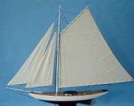 Modern Decor Sloop 40 Model Sailboat Nautical Decor  