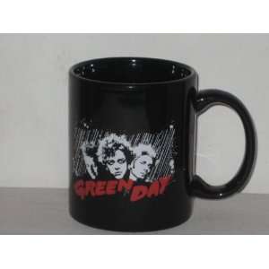   Green Day   Black Porcelain Collectible Drinking Mug 