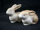 Rabbit Bunny Figurines Easter Decor Homco Retired  