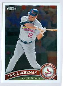 2011 Topps Chrome #141 Lance Berkman Cardinals  