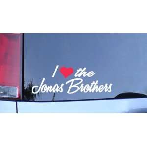  I Love the Jonas Brothers Sticker Automotive