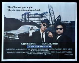 THE BLUES BROTHERS * CINEMASTERPIECES ORIGINAL JOHN BELUSHI MOVIE 