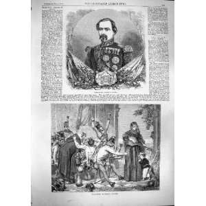    1861 PORTRAIT CHARLESS PRINCE MONACO WIDOW SOLDIERS