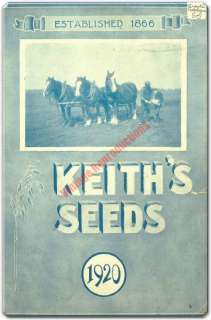 description 1920 keith s seed catalog 58 pages adobe pdf format on 