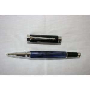  Bossman 206 Blue Rollerball Pen with Black Cap (No Gift 