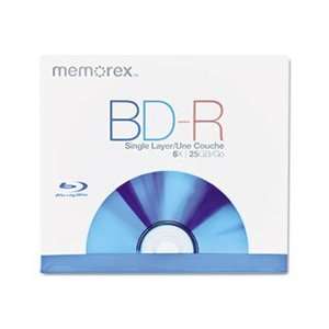   BLU RAY BD R RECORDABLE DISC, 25GB, 6X RECORDING SPEED, 15/PACK