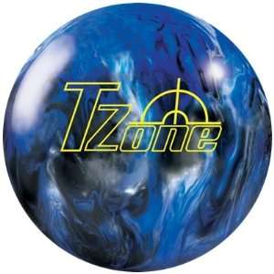  T Zone Blue / Black / White Bowling Ball: Sports 