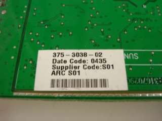 Sun Microsystems 375 3038 SB 2500 Audio Riser Card  
