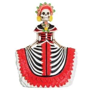  Day of the Dead Lady in Red