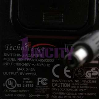 NEW Technics TESA1G 05030000 5V 2A Switching AC Adapter  