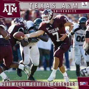  Texas A&M Aggies 2010 Football Team Calendar Sports 