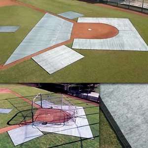  Baseball Field Screen   Batting Practice Pro Tec Turf 