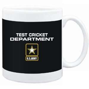   Mug Black  DEPARMENT US ARMY Test Cricket  Sports