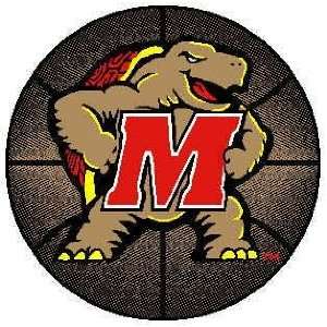  Maryland Terps Basketball Rug 4 Round