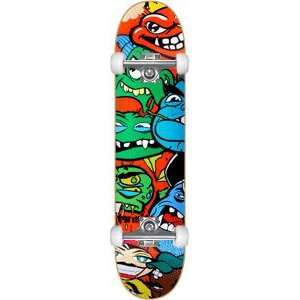  Termite Character Faces Complete Skateboard   6.75 w/Raw 