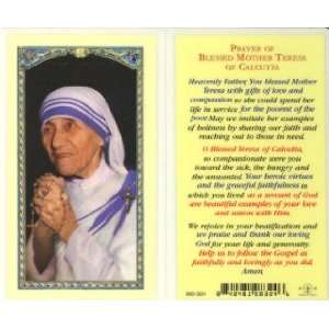  Blessed Teresa of Calcutta Holy Card (800 324): Everything 