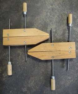 Vintage Craftsman Large Wood Screw Clamps  