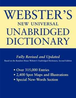 BARNES & NOBLE  Websters New Universal Unabridged Dictionary: Fully 