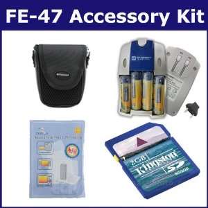  Olympus FE 47 Digital Camera Accessory Kit includes 