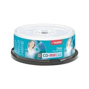  imation® IMN 41149 CD RW DISCS, 700MB/80MIN, 4X, SPINDLE 
